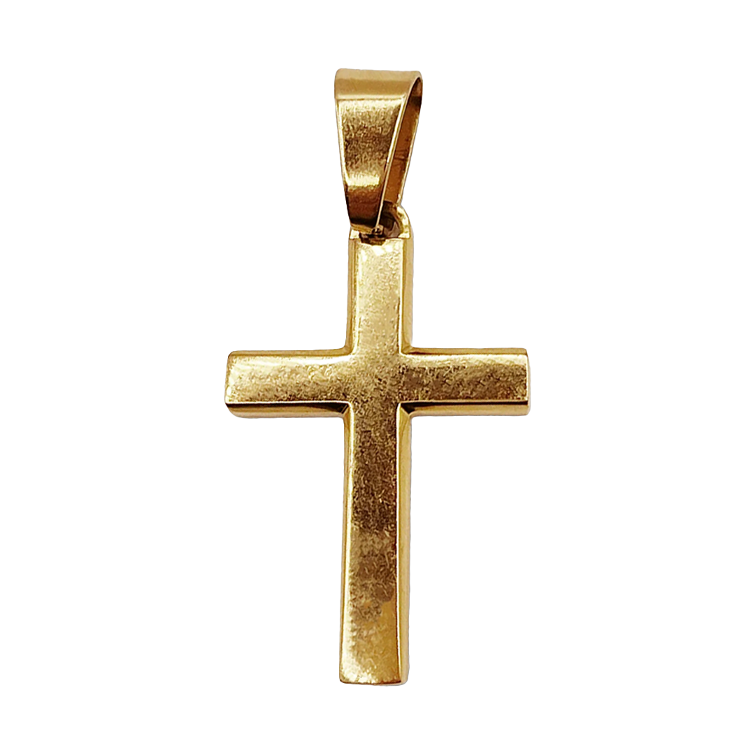 Gold-Plated Cross Pendant